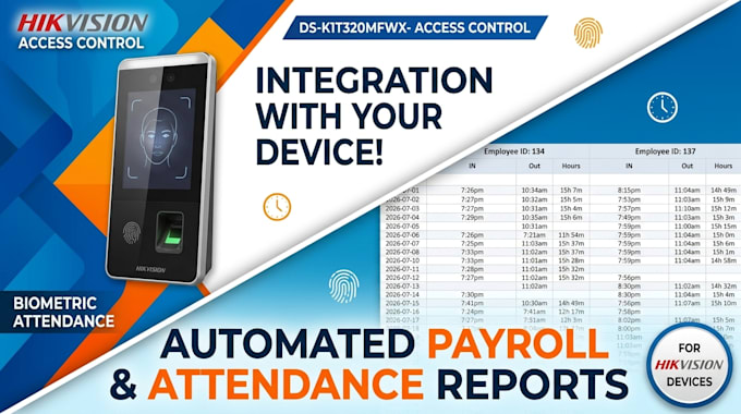 create an automated hikvision attendance reporting system