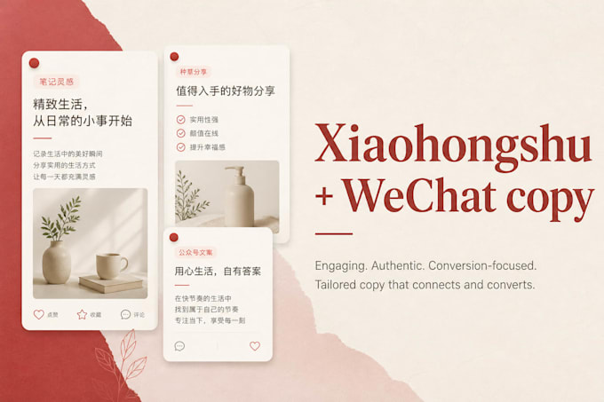 write xiaohongshu and wechat posts in native chinese