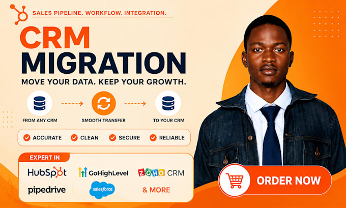 crm migration data migration hubspot zoho pipedrive gohighlevel migration setup
