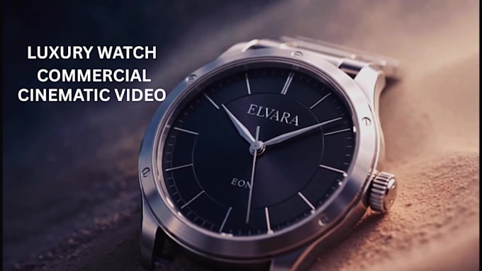 edit luxury watch commercials