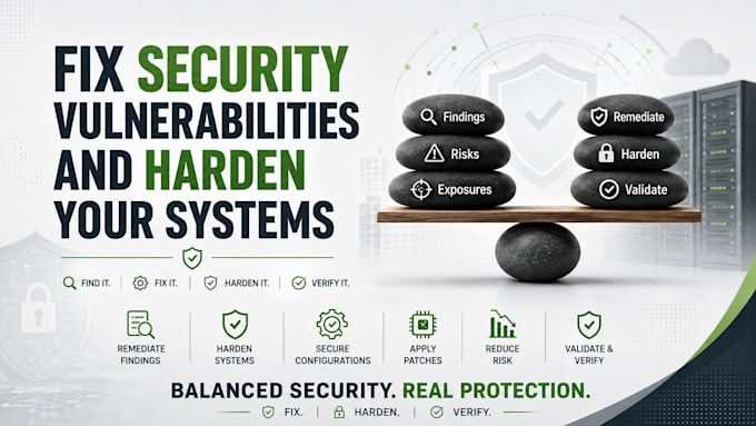 fix security vulnerabilities and harden your systems