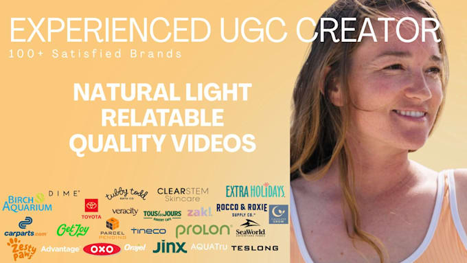 be a female ugc creator for tiktok and instagram