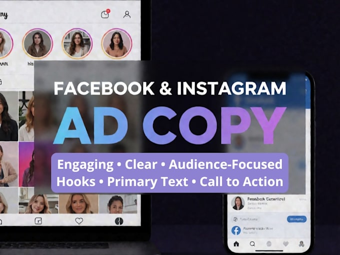 write facebook and instagram ad copy for your business