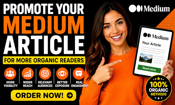 promote your medium article for more organic readers