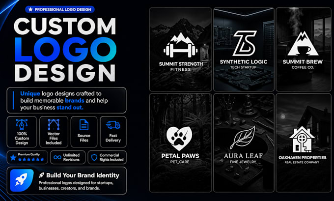 design a minimalist logo for tech startups