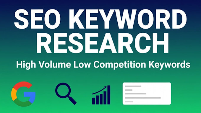 do SEO keyword research and competitor analysis