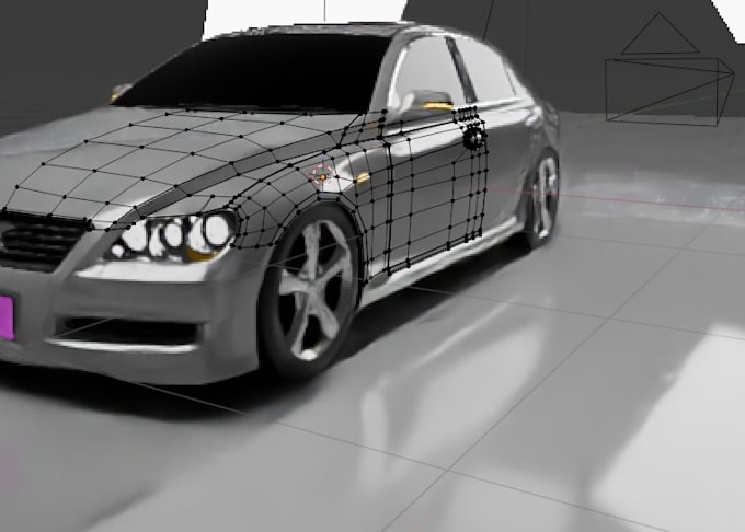 design game ready 3d vehicle models in blender
