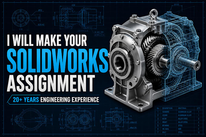 make your solidworks assignment