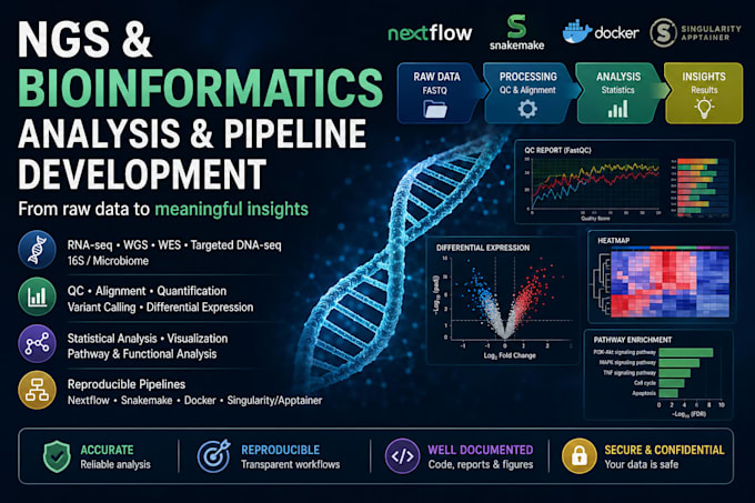 analyze ngs data and build reproducible bioinformatics pipelines