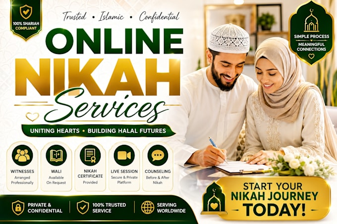 provide professional online nikah service