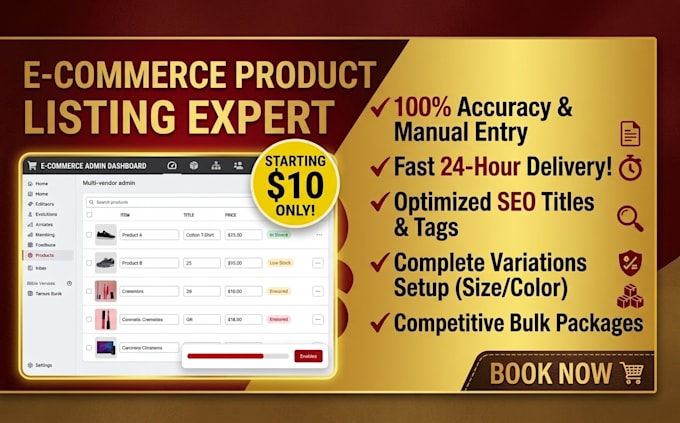 do bulk shopify product listing and import