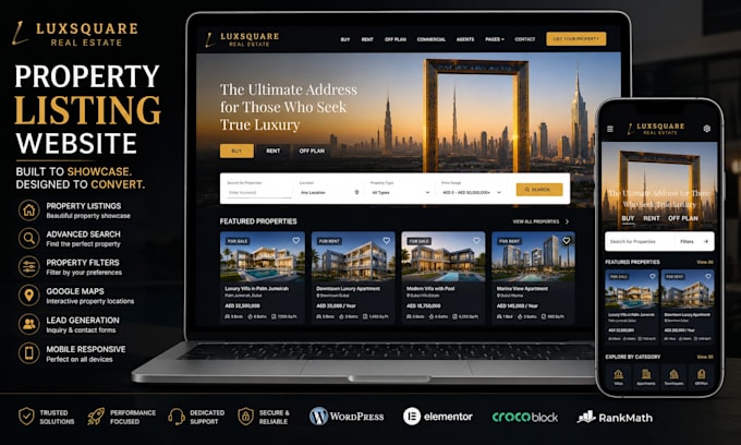 build a property listing website in wordpress