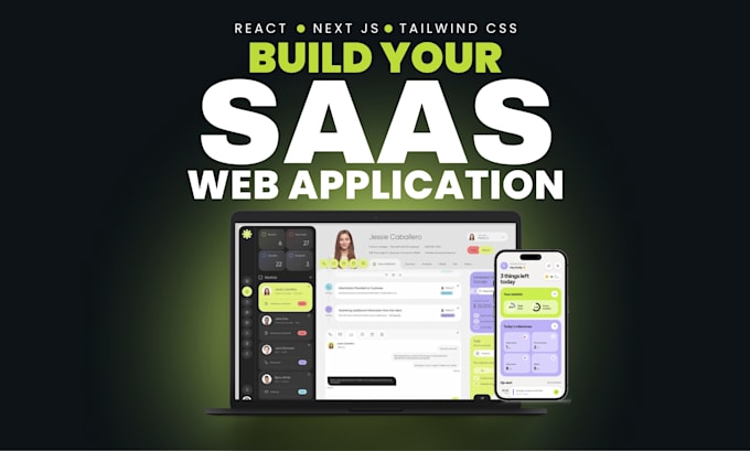 build a responsive saas website in next js with tailwind and animations