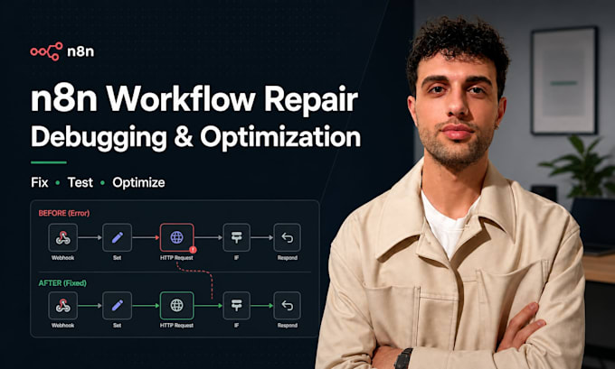 fix debug and optimize your n8n automation workflow