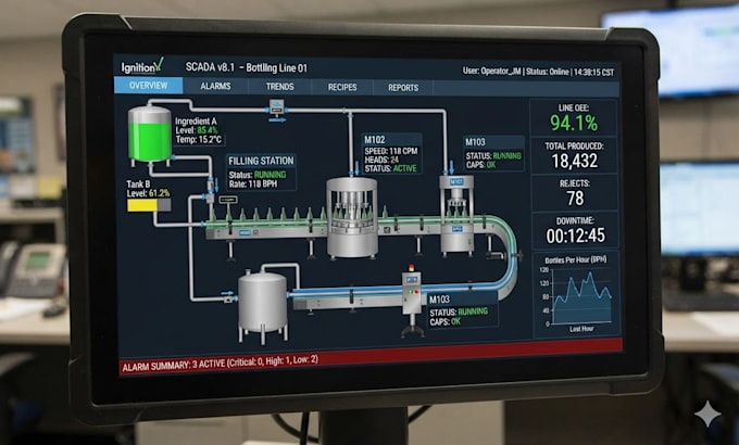 setup ignition and scada