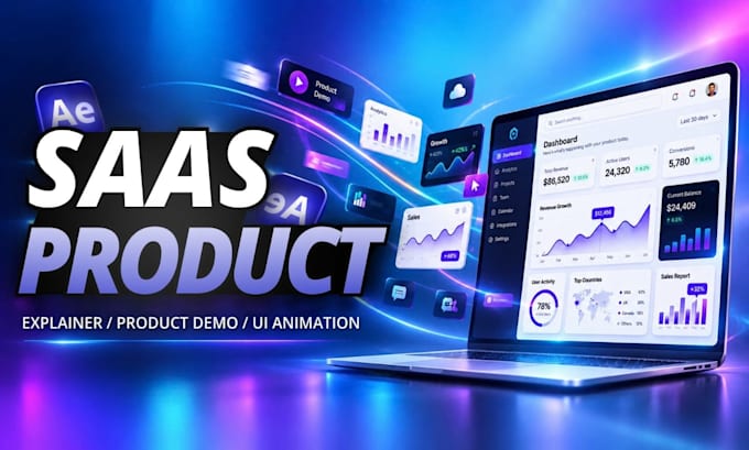 create a saas explainer video and product demo video