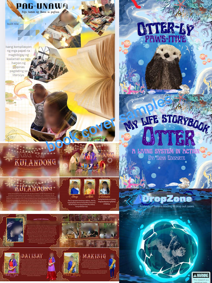 do book cover and theater program booklet design