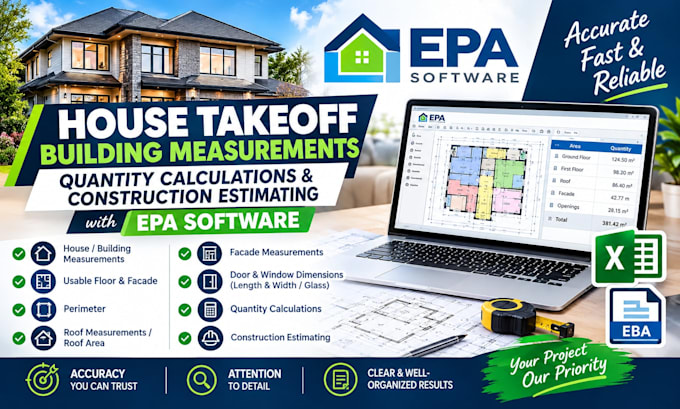 do accurate building measurement and house takeoff
