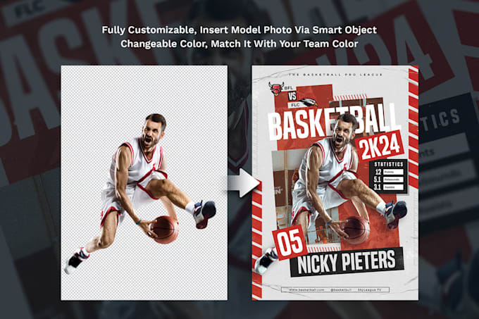 create 3d sports team player intro roster animation
