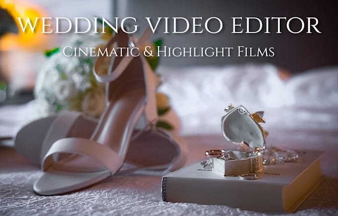 edit cinematic wedding videos and highlights