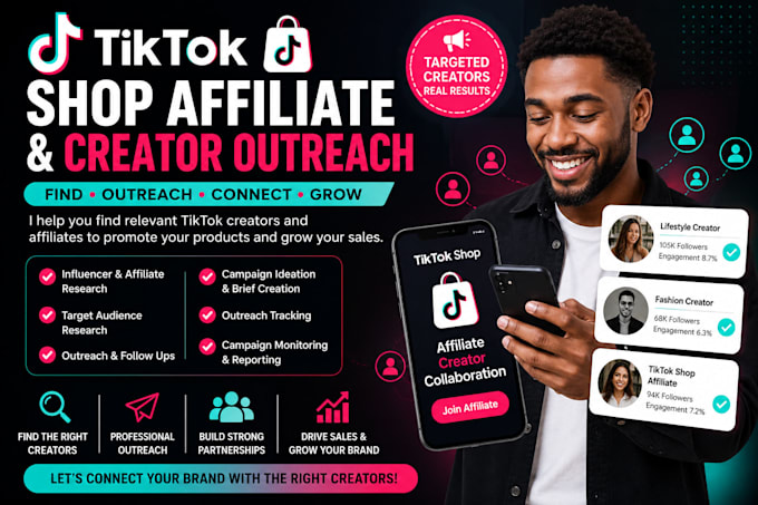 do tiktok shop affiliate and creator outreach
