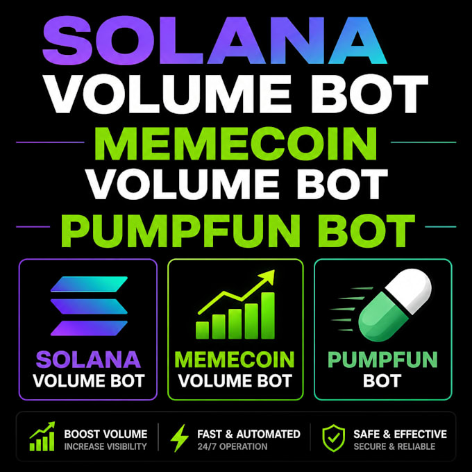 solana volume bot volume bot memecoin solana bot pump fun bot