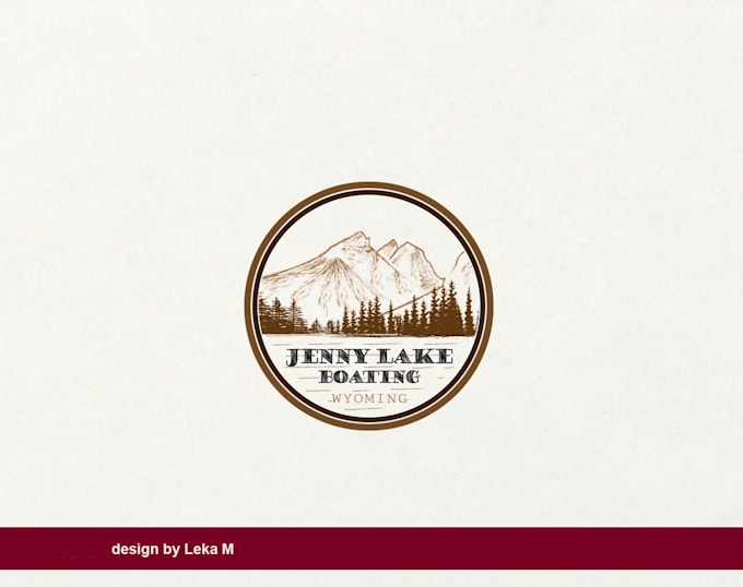 design botanical booting logo