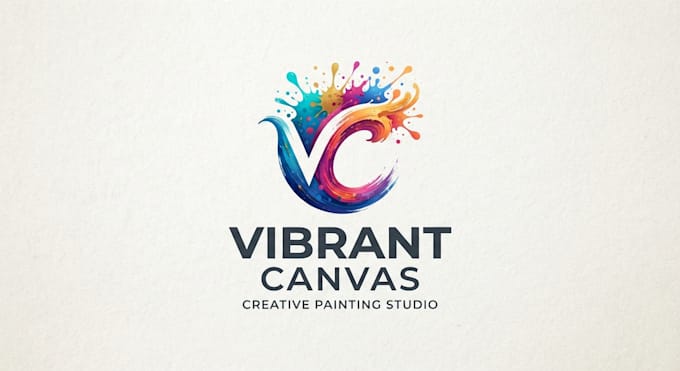 design a creative painting logo for your brand