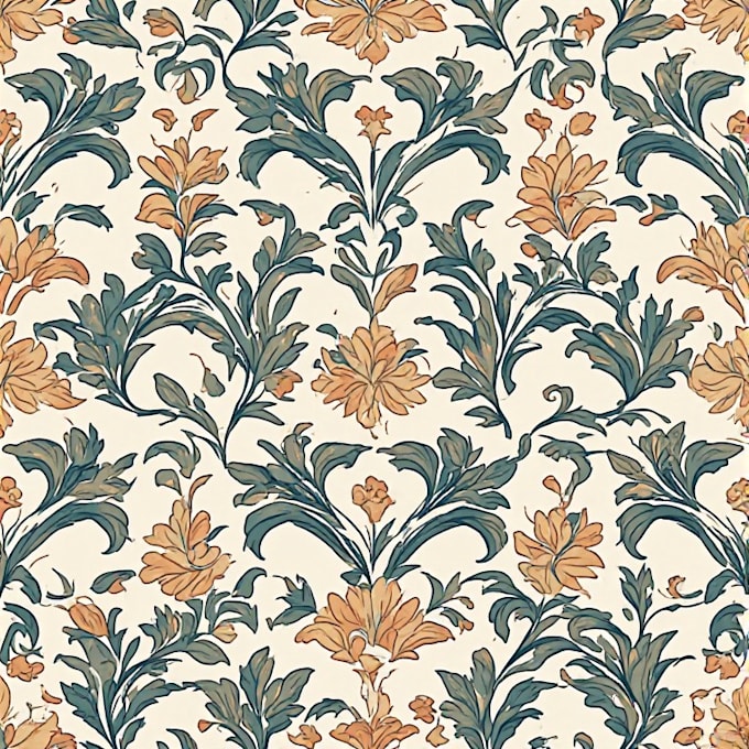 design hand drawn patterns for textile, fabric, etc