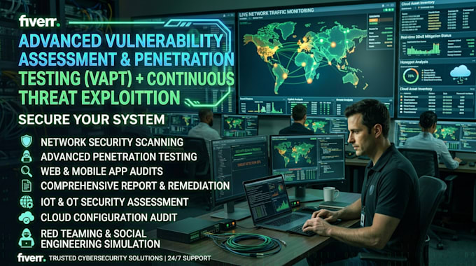 conduct a vulnerability assessment and penetration test vapt