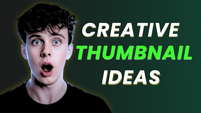 make creative thumbnails for youtube videos