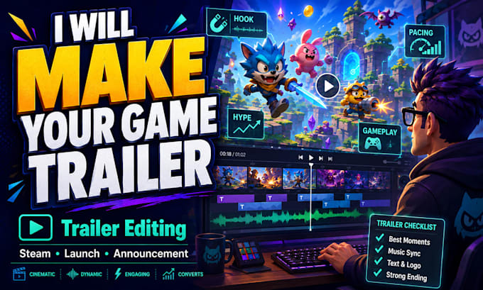 create a game trailer for you
