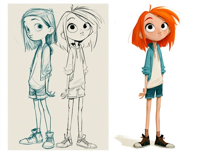 draw cartoon illustration art