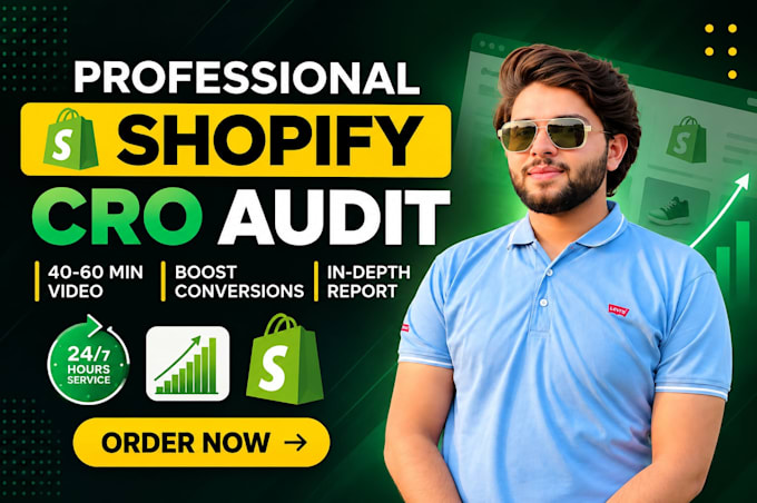 do shopify cro audit and shopify conversion rate optimization to increase sales