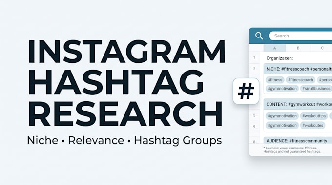 build a growth strategy and research hashtags to grow your instagram organically