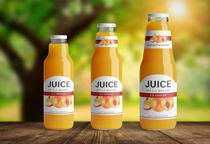 create the best custom juice label design