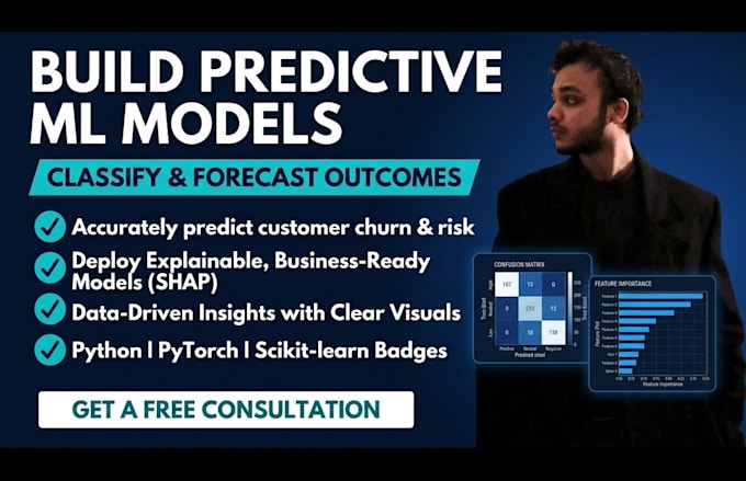 build predictive ml models to classify and forecast outcomes