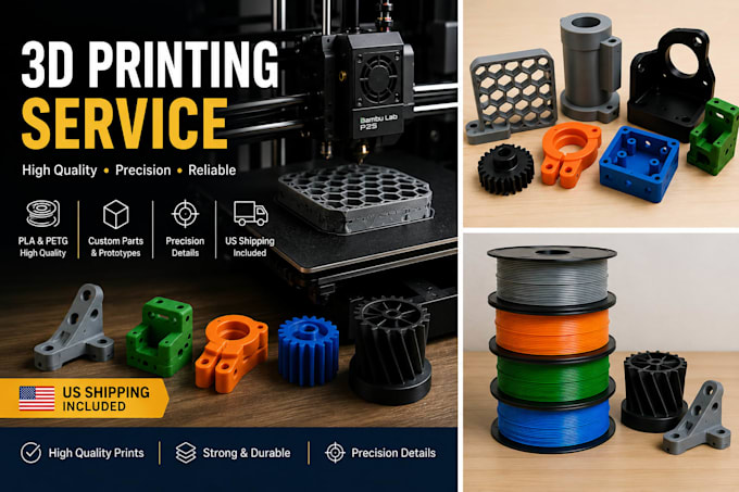 3d print your custom parts and prototypes
