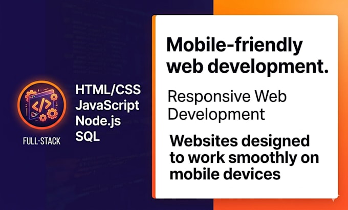 build responsive websites and add custom features using javascript
