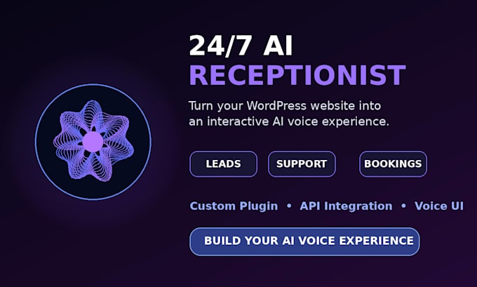 integrate retell ai voice agent and ai receptionist into wordpress