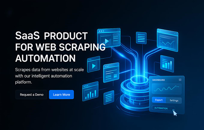 build data scraping, automation, dashboard,and API integration for your business