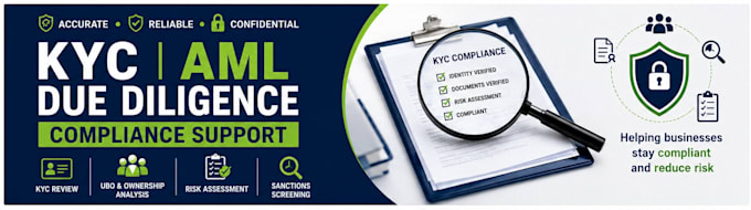 provide kyc aml due diligence and compliance support