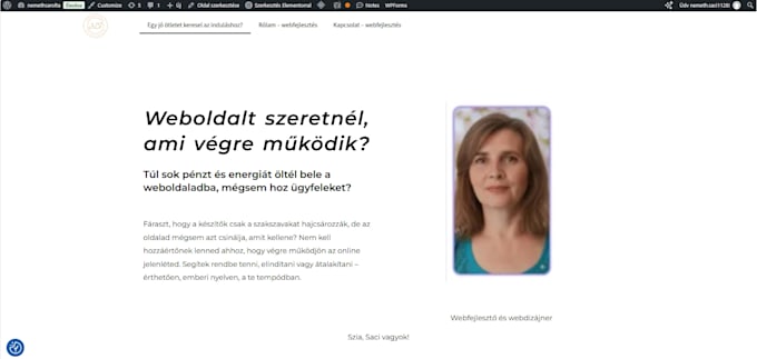 elkészítem a professzionális wordpress weboldaladat