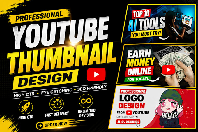 create a professional thumnails design