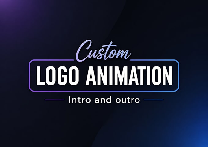 create professional youtube intro and outro video