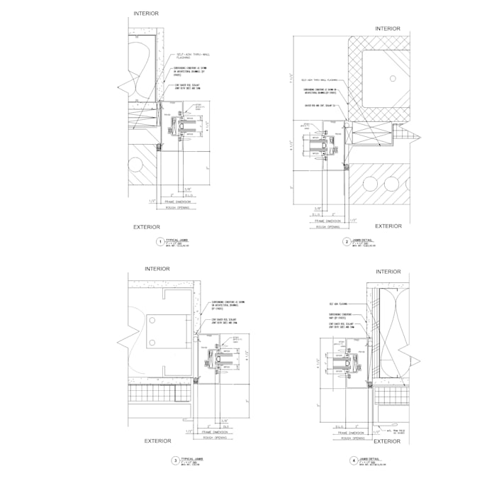 glazing and facade shop drawing