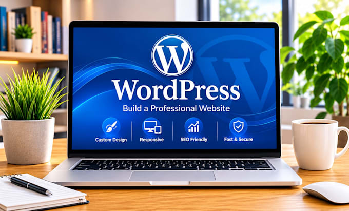 build a professional, modern  responsive wordpress website