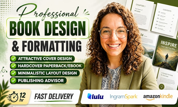 book interior, ebook formatting paperback kindle formatting ebook layout design