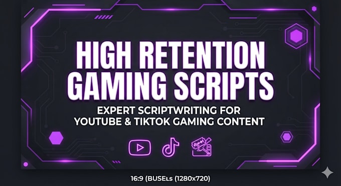 write high retention youtube scripts for gaming channels