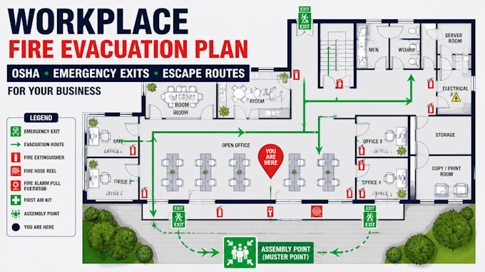 create an osha workplace fire evacuation and escape plan for your business